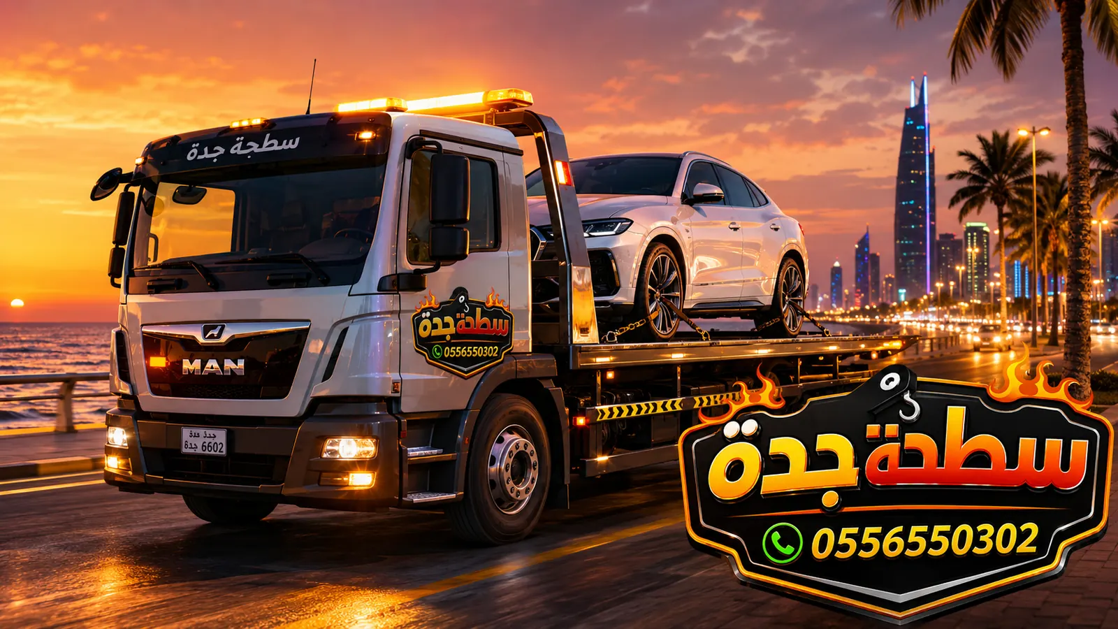 سطحة جدة لنقل السيارات